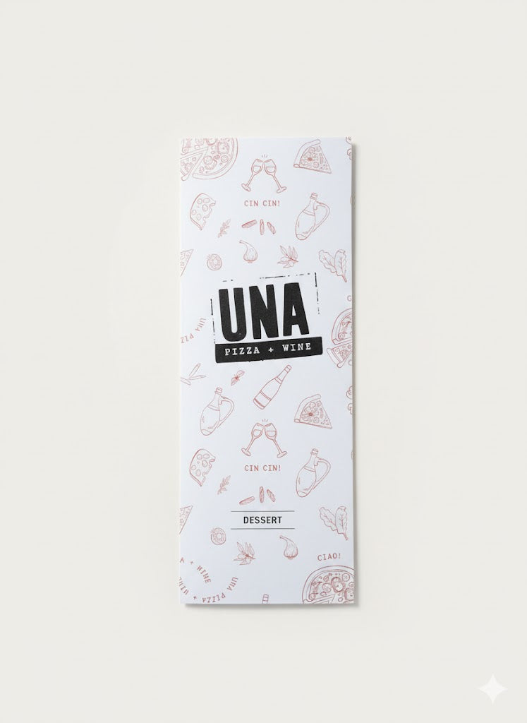 Dessert Menu Paper