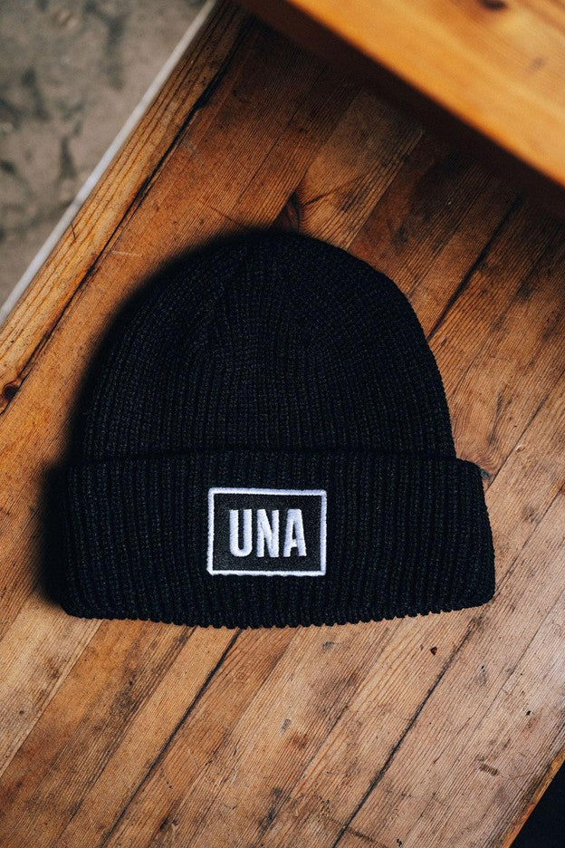 Beanie with patch
