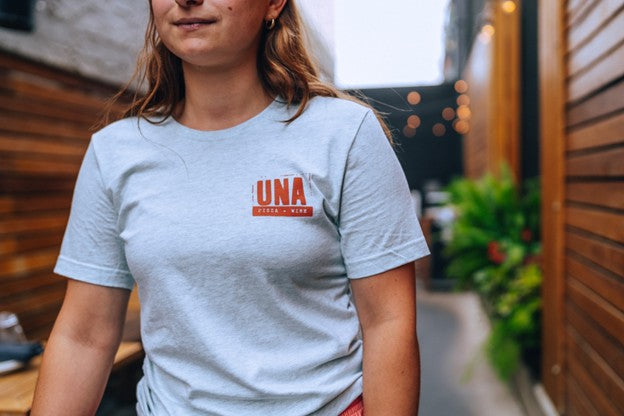 Blue UNA Logo Shirt
