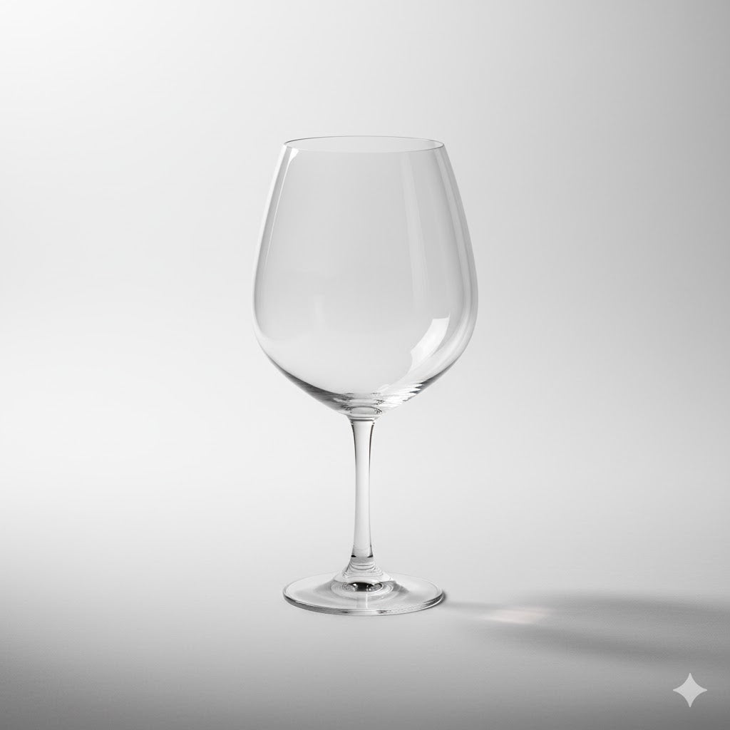 Burgundy Wine Glass