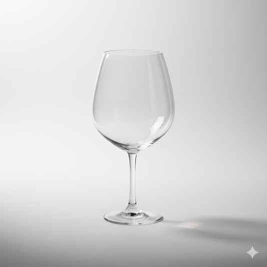 Burgundy Wine Glass