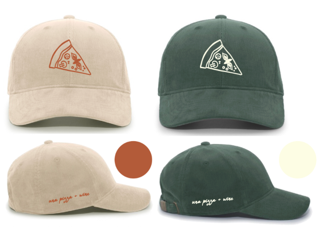 Hat- Corduroy Pizza Slice